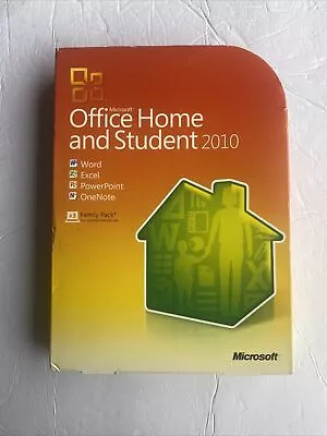 Microsoft Office Home And Student 2010 Software For Windows (79G-02144) • $28.90