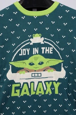 $15 • Buy NWT-Large Star Wars Baby Yoda Grogu Joy In The Galay Ugly Christmas Sweater