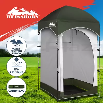 Weisshorn Camping Shower Toilet Tent Outdoor Portable Changing Room Ensuite • $66.90