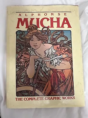 Alphonse Mucha The Complete Graphic Works Ann Bridges Vtg Art Illustration Print • $15.90