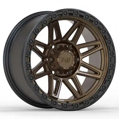 17  TW Wheels Rims T23 Vector Off Road Matte Black Bronze 6 Lug Trucks Set Of 4 • $859