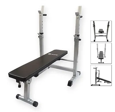 £79.95 • Buy BodyRip Exercise Weight Bench With Dip Bars Sit Up Adjustable Heavy Duty Gym