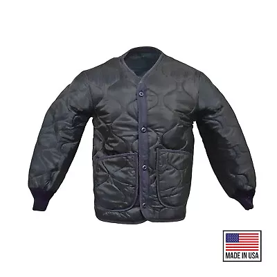 Padded Liner Quilted Light Jacket ALS 92 Army M65 Field Coat Lining Navy Blue • $79.20