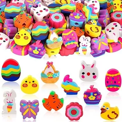 Pencil Toppers 3D Cute Animal Pencil Erasers Bunny Egg - 55 Pack • £12.99