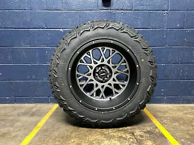 20x12 Vision Rocker 35  MT Wheels & Tires Package 8x170 Ford Excursion F350 • $2449