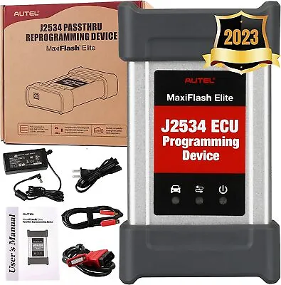 Autel MaxiFlash Elite Vehicle Communication Interface J2534 ECU Programming • $799