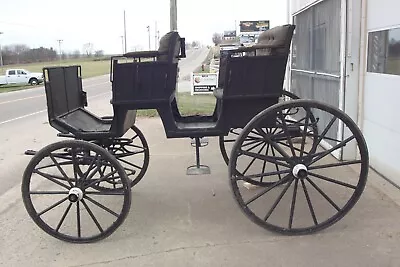Horse Drawn Surrey Carriage Buggy Wagon Antique Cart • $1200