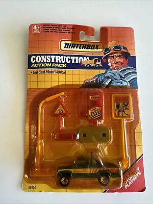 Vintage Brand New Matchbox Construction Action Pack 1990 • $7