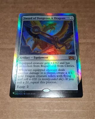 MTG Magic 1x FOIL Sword Of Dungeons & Dragons Unsanctioned Unfinity The List NM • $6.95