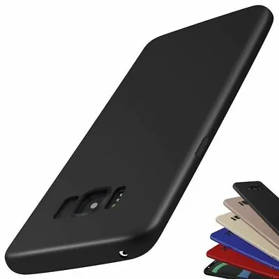 Ultra Thin Slim Matte Back Case Cover For Samsung Galaxy S8 Plus S7 S6 A5 Note 8 • $7.49