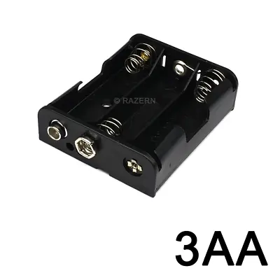 NEW Battery Holder For 3 X AA Cell (4.5 Volt Output) Case With 9V Snap Terminal • $7.49