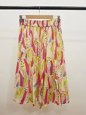 Gorman Multi-coloured Midi Skirt Size 10 - Day Or Night Wear • $99.99