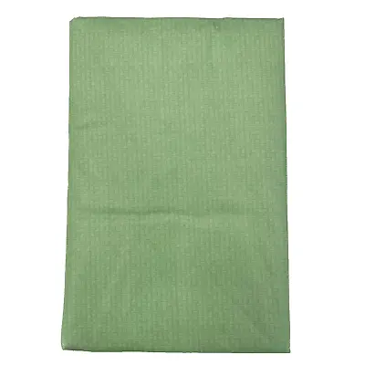 Green Umbrella Hole W/ Zipper Vinyl Tablecloth 52x70'' Flannel Back Basket Weave • $13.95