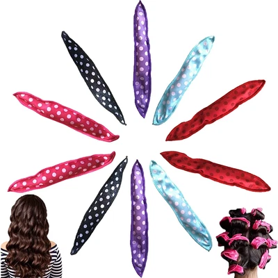£8.17 • Buy 10Pcs Sleep In Rollers, Hair Curlers No Heat, Night Sleep Hair Rollers, Magic
