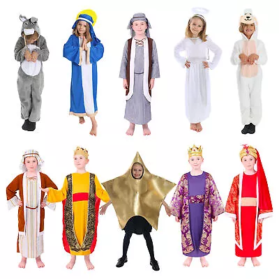 Kids Nativity School Play Costumes Christmas Story Fancy Dress Childs Boys Girls • £12.99