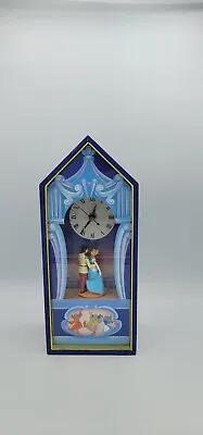 Vintage Walt Disney Cinderella Dancing Musical Clock (Clock Doesn't Work) • $55