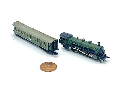 $135 • Buy Z Scale Marklin Mini Club 8102 Royal Bavarian Express Locomotive & Passenger Car