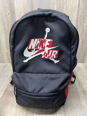 Nike Air Jordan Jumpman Classics Backpack - Black/Gym Red | C1-2 • $8.99