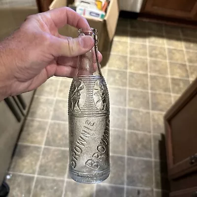 Brownie Embossed Soda Bottle Seven Up Bottling Co. Virginia VA • $19.99