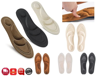 £3.99 • Buy Work Boot Shoes Insoles Hiking Trainer Inner Soles Foot Inserts Support