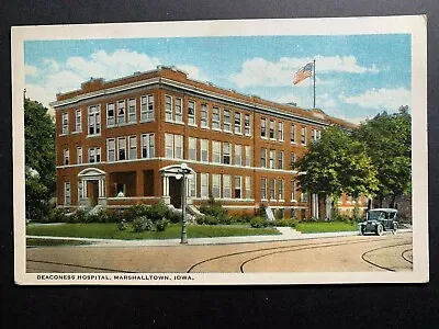 Postcard Marshalltown IA - C1920s Deaconess Hospital • $5
