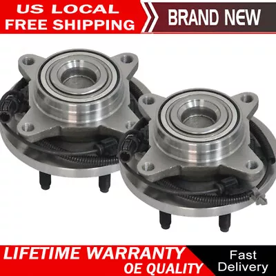 Front Wheel Bearing And Hub Assembly For 2009 2010 Ford F-150 2WD W/ABS 6LUG Set • $134.68