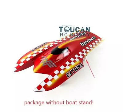 E22 KIT Prepainted Red RC Electric Racing Boat Hull Only For Advanced Player • $249.20