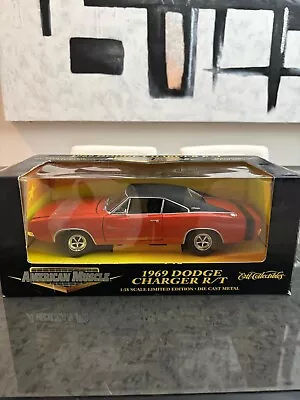 1:18 Scale Ertl American Muscle Die-Cast 1969 Dodge Charger R/T - Red Original  • $49.45