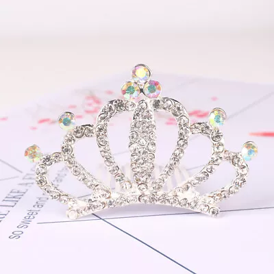  Girl Child Princess Tiara Floral Bride Headpieces For Wedding • £7.18