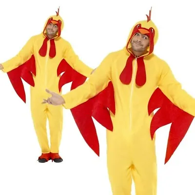 £30.49 • Buy Adult Chicken Costume Farm Bird Unisex All In One Fancy Dress Outfit