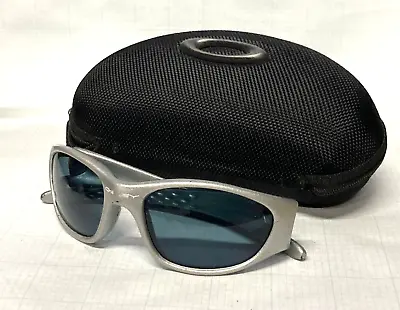 Vintage Oakley Ten X Silver Sunglasses And Case USA Made ... USED • $59