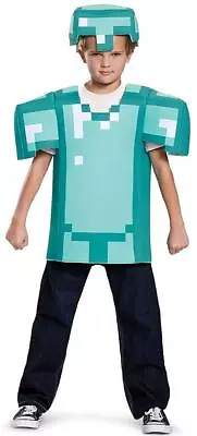 Minecraft Armor Classic Mojang Video Game Fancy Dress Halloween Child Costume • $52.95