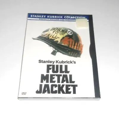 Full Metal Jacket DVD SNAP CASE R. Lee Ermey (NEW) Sticker On Front Shrinkwrap • $8.92