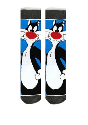 Unisex Looney Tunes Sylvester Cat Novelty Gift Socks Birthday Christmas Gifts • £6.46