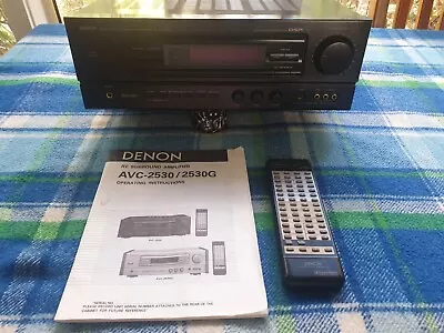 Denon Avc-2530 Surround Sound Reciever Tested With Manual/remote • $250