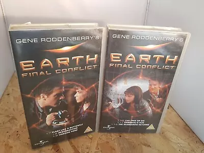 Gene Roddenberry Earth Final Conflict Vhs Cassettes • £8.95