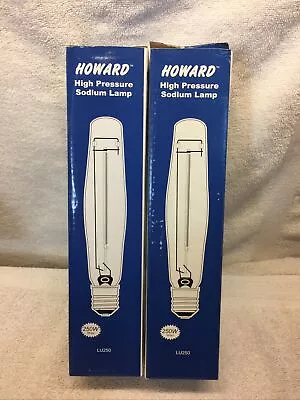 Lot Of 2 High Pressure Sodium HPS 250w LU250 Mogul Light Bulb Lamp (2616) • $19.89