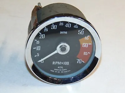 1968-72  MGB  Smith RVC 1433/00 Tachometer With Mount Straps- Nice S4 L#13 • $40