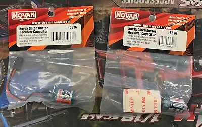 Novak Vintage Glitch Buster Receiver CapacitorPart#5626New Sealed Lot Of Two(2 • $34