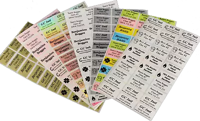 $5.59 • Buy Personalised Name/ Address Sticker, Vinyl Label, Waterproof, Medium (30x15 Mm)