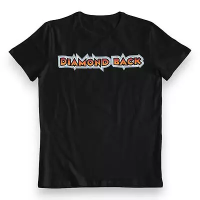 Diamond Back - Orange Fade Logo On Black Shirt - Old School Bmx Mens T-Shirt • $33