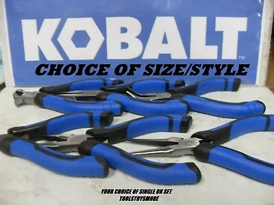 New Kobalt Mini Pliers  Diagonal Long Nose Bent Nose Nipper Choice Single Or Set • $9.88