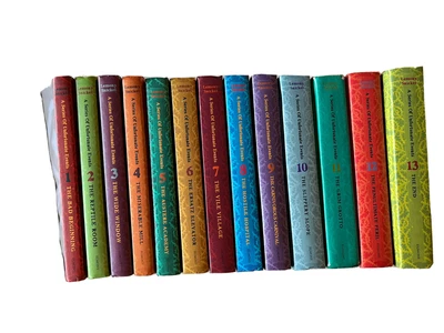 £15 • Buy Lemony Snicket A Series Of Unfortunate Events Books Set 1-13 Hardback Fiction