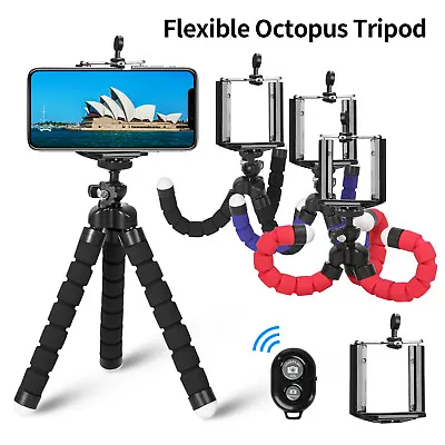 $8.95 • Buy 3 In 1 Flexible Octopus Tripod Stand Holder Mount Universal For IPhone Camera