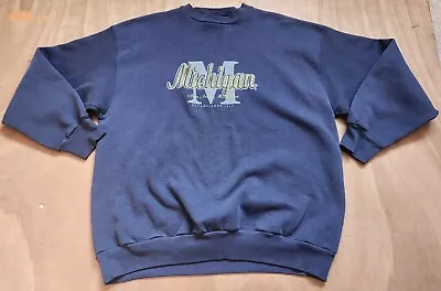 Vintage University Of Michigan Wolverines Sweater L/XL • $15.99