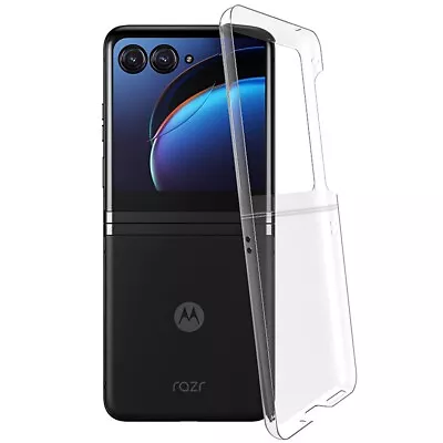 High Quality Slim Clear Hard PC Cover Case F T-Mobile Motorola Razr+ 2023 XT2321 • $17.20