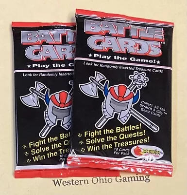 Battle Cards 2 X Booster Pack NEW Collectible Trading Card Game Merlin TCG CCG • $4.79