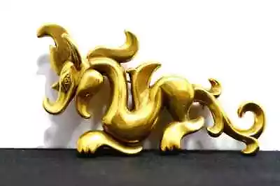 MMA Chinese Dragon Brooch Pin Pendant Modern Museum Of Art 1970s Vintage Jewelry • $79.99