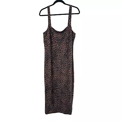 Good American Tank Dress 90s Animal Print Sleeveless Size 6 (22W-24W)  • $59.99