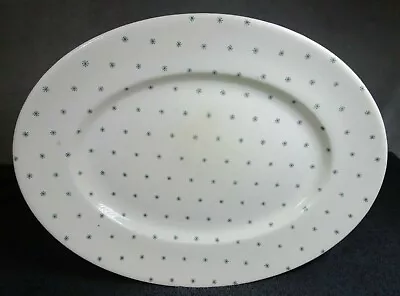 £8.95 • Buy Vintage Susie Cooper Green Starburst Design Oval Serving Plate Platter